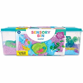 Sensory Bin Axolotl