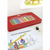 48ct Classic Color Pencil & Sketching Tin Set