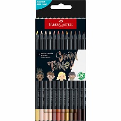 Black Edition Skin Tones Box, 12Ct Color Pencils