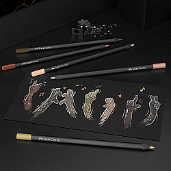 Black Edition Skin Tones Box, 12Ct Color Pencils 