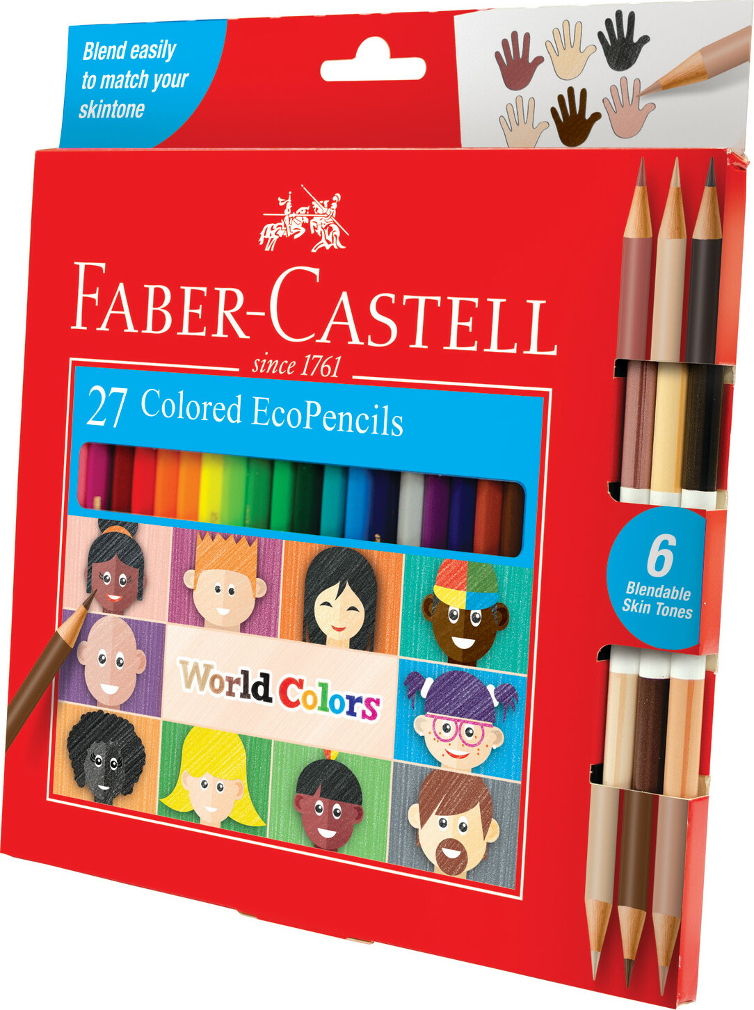 World Colors - 27 Colored Ecopencils