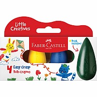Little Creatives 4 Easy Grasp Bulb Crayons