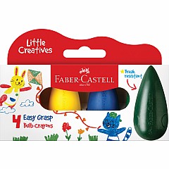 Little Creatives 4 Easy Grasp Bulb Crayons