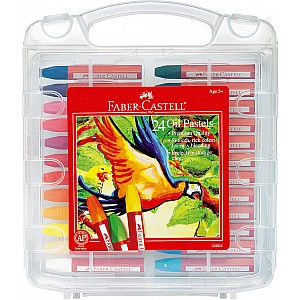 Oil Pastels in Storage Case 24-pack