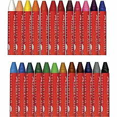 Brilliant Beeswax Crayons in Storage Case 24-pack