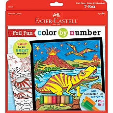 Color By Number - T-Rex Foil Fun