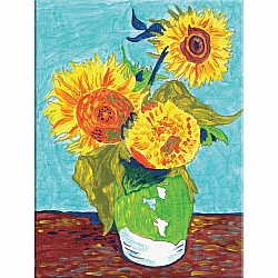 Paint by Number Museum Series, Sunflowers