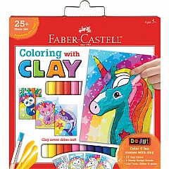 Do Art Coloring With Clay Unicorn & Friends