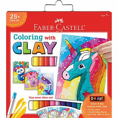 Do Art Coloring With Clay Unicorn & Friends