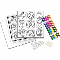 Color by Number Foodie Friends