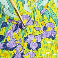 Paint By Number Museum Series – Irises