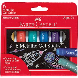 6 ct Metallic Gel Sticks