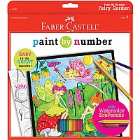 Paint By Number Fairy Garden with Watercolor Ecopencils
