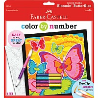 Color By Number with Markers Bloomin' Butterflies
