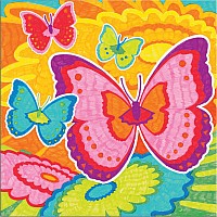 Color By Number with Markers Bloomin' Butterflies