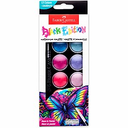 Black Edition Watercolor Palette Neon/Pastel 12ct