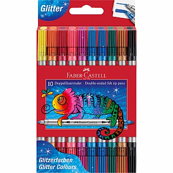 10ct Dual End Glitter Marker