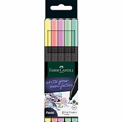 Fineliner 5ct Pens, Pastel