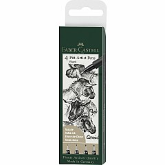 Pitt Artist Pen, #199 Black (XS, S, F, M)