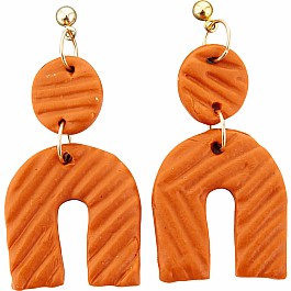 Texture Clay Earrings