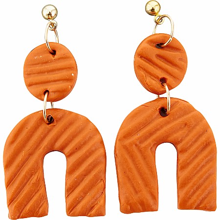 Texture Clay Earrings