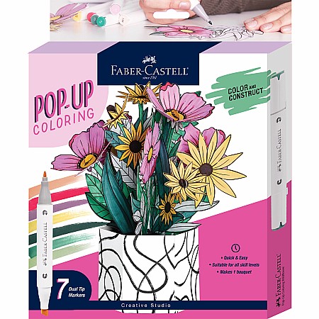 Pop Up Coloring - Wildflower Bunch