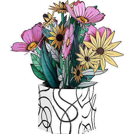 Pop Up Coloring - Wildflower Bunch