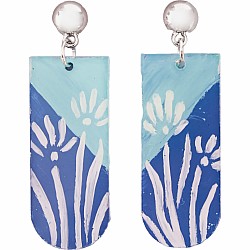 Painted Acrylic Earrings