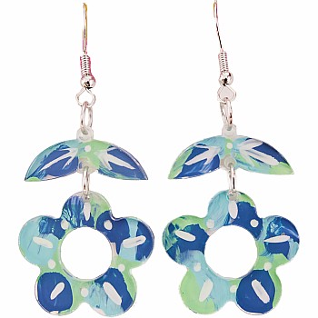 Painted Acrylic Earrings