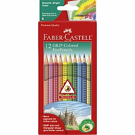 12ct Grip Colored Eco Pencils
