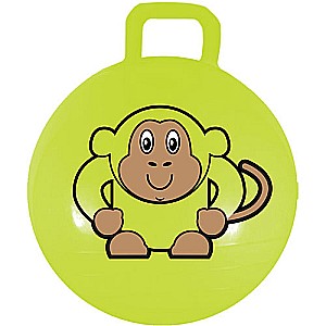 18" Lime Green Monkey Jumping Ball