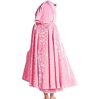 Crushed Velvet Cape - Candy Pink
