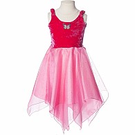 Velvet Fairy Dancer Dress - Fuchsia - Large