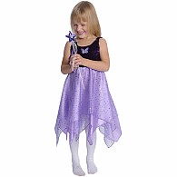 Velvet Fairy Dancer Dress - Fuchsia - Small