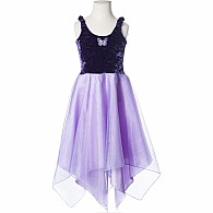 Velvet Fairy Dancer Dress - Purple - Large