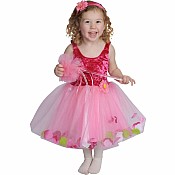 Classic Fairy Flower Tulle Dress - Fuchsia - Small (2-4 years)