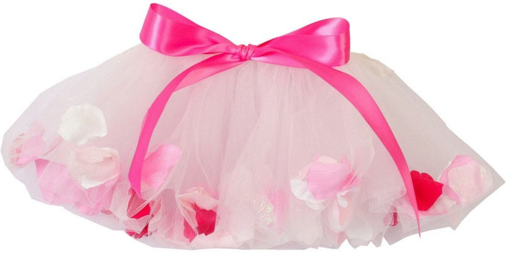 Frilly Fairy Ribbon Tulle Skirt (Pink)
