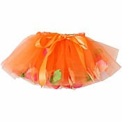 Fairy Flower Tulle Skirt - Hot Pink - Extra Small (Infant)