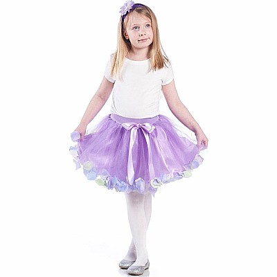 Fairy Flower Tulle Skirt - Lined - Lilac - Small (Toddler)