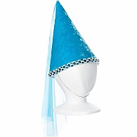 Fairy Princess Hat with Sequin Trim - Teal