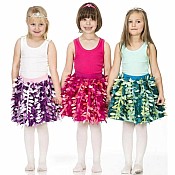 Petal Party Skirt - Fuchsia and Pink - Small (Toddler)