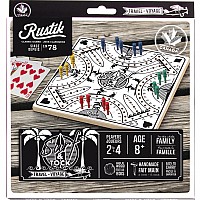 Rustik Travel Game - Surf & Tock/Pachisi