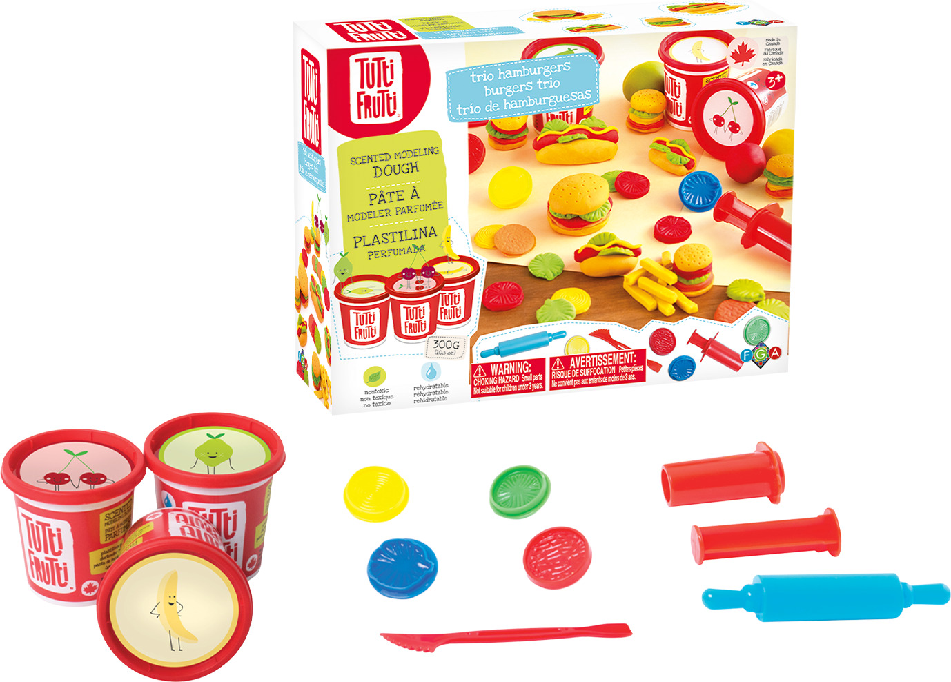 Tutti Frutti Burgers Trio Kit