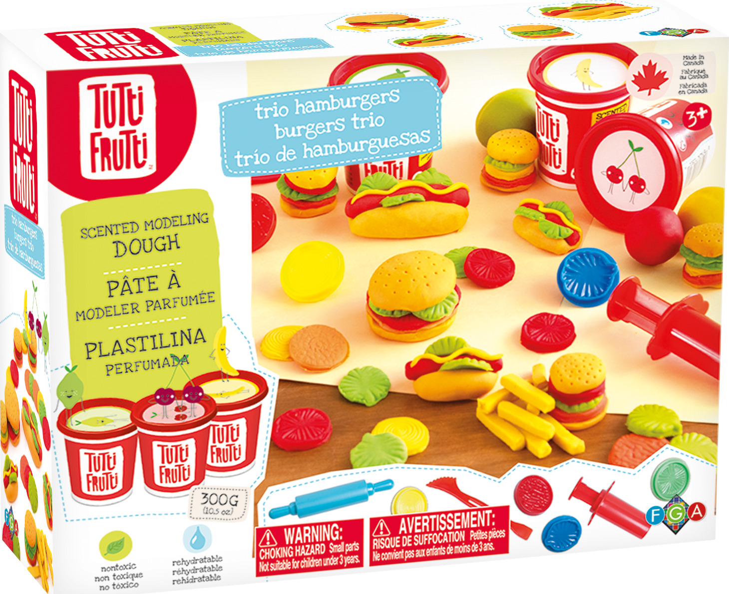 Tutti Frutti Burgers Trio Kit