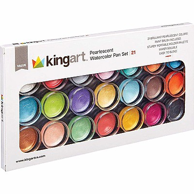 Watercolor Pan Set - Pearlescent (assorted colors)