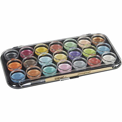 Watercolor Pan Set - Pearlescent (assorted colors)