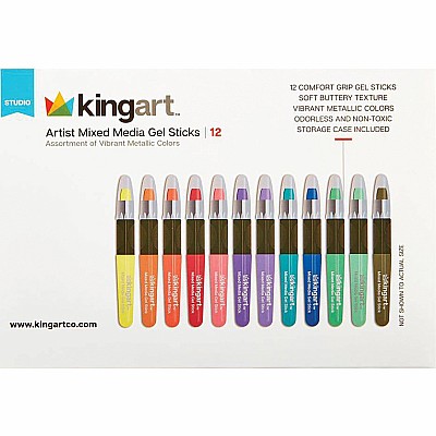 Mixed Media Gel Sticks - Metallic (assorted colors)
