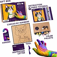 OKTO Clay by Numbers - Cat (11.4 x 11.4 in) - Ages 5+