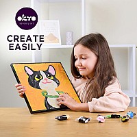 OKTO Clay by Numbers - Cat (11.4 x 11.4 in) - Ages 5+