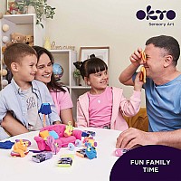 OKTO Air Clay Set for Creativity – 18 Colors